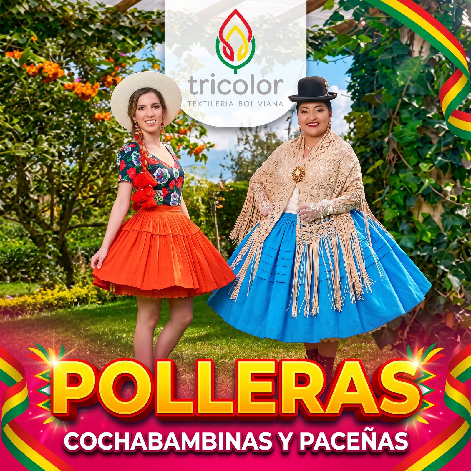 Polleras Cochabambinas y Paceñas
